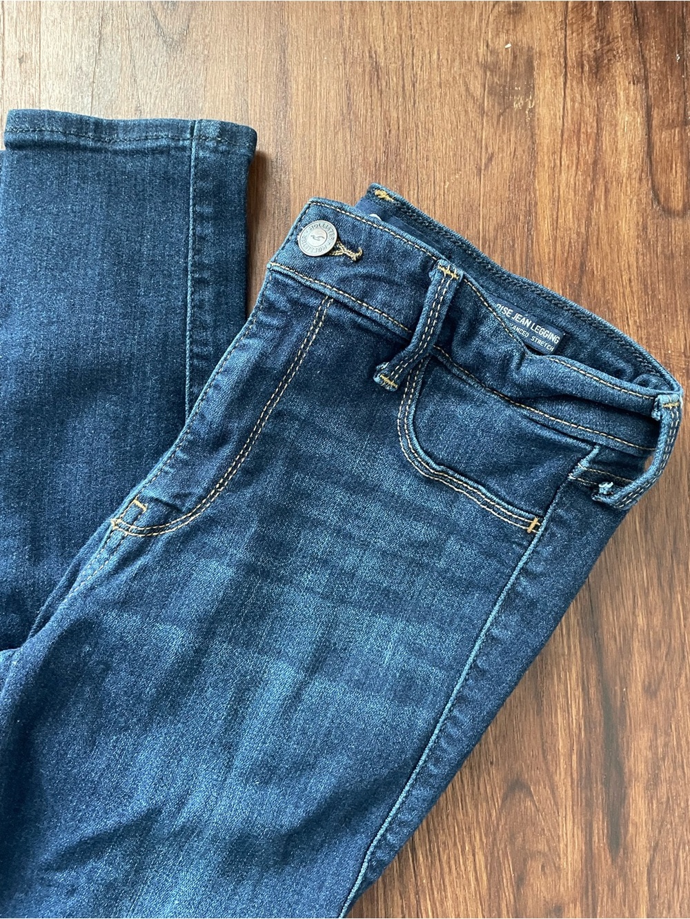 Hollister Dark Blue Stretch Jeggings